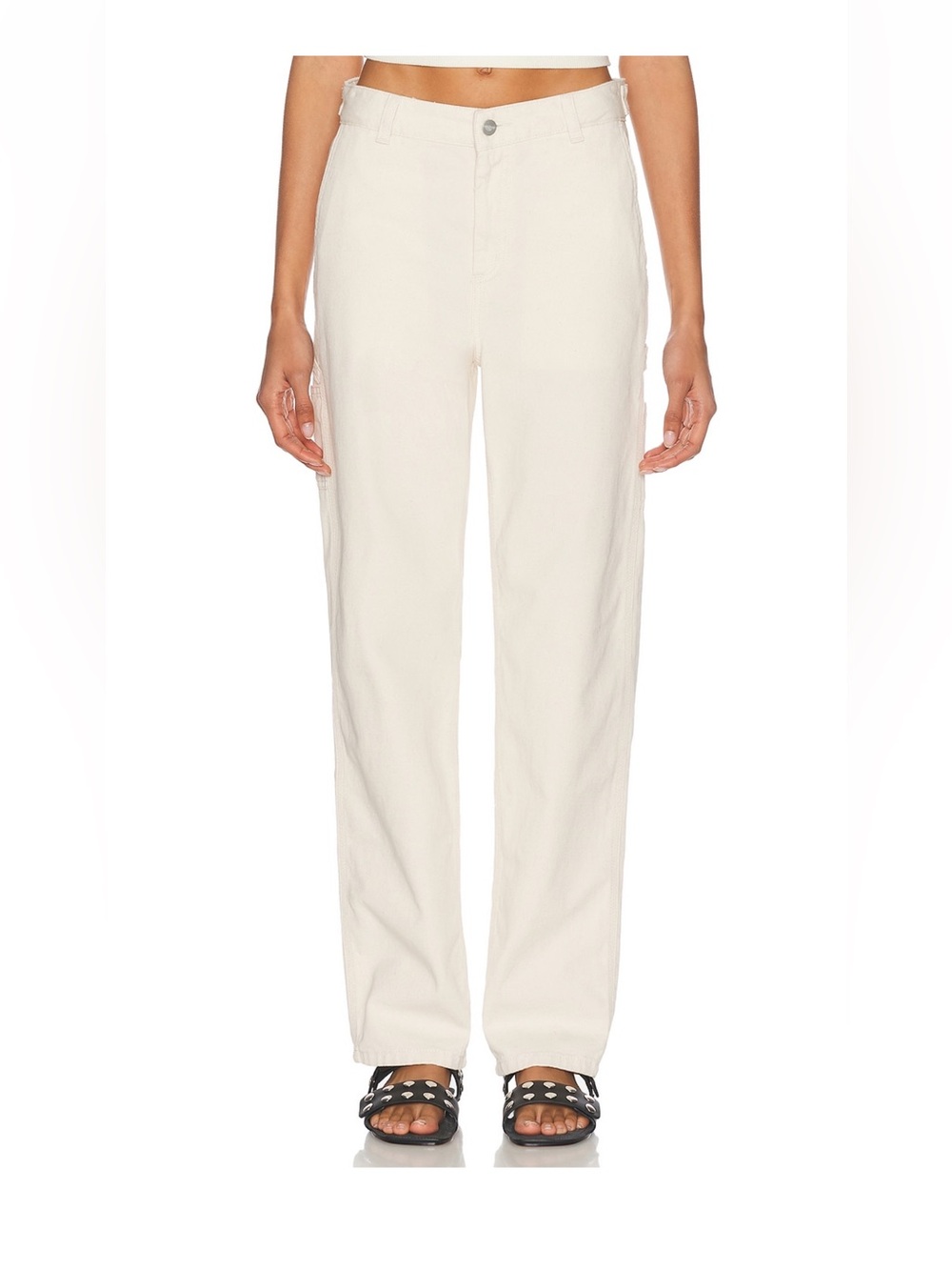 Carhartt Women's Cream Straight-Leg Work Pants